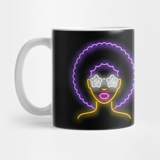 Afro Girl , Afro hair , black girl , black lives matter, black power Mug